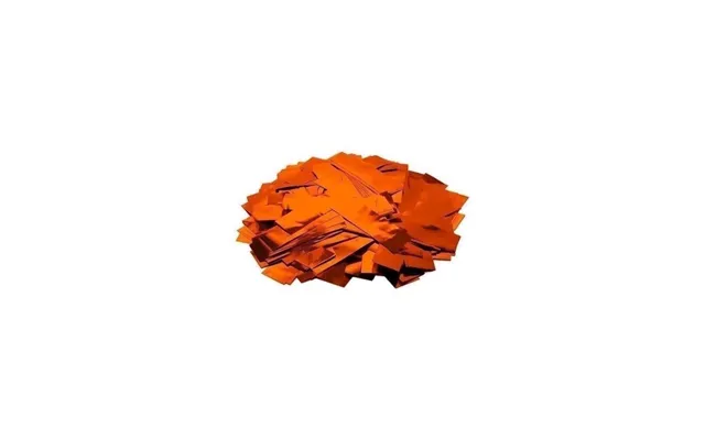 Tcm Metallic Konfetti. Rektangulær. 55x18 Mm. Orange. 1 Kg.