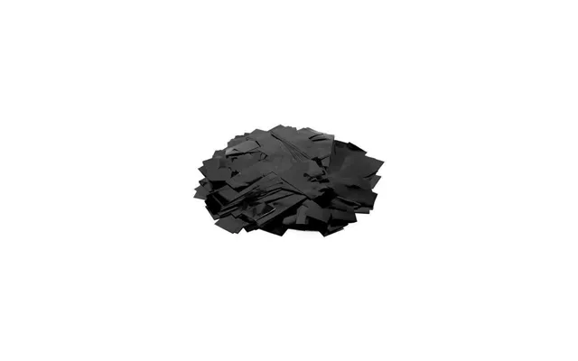 Tcm Metallic Konfetti. Rektangulær. 55x18 Mm. Sort. 1 Kg.