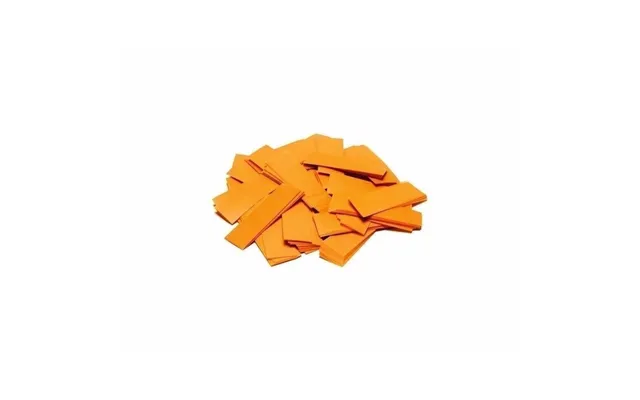 Tcm Papir Konfetti. Rektangulær. 55x18 Mm. Orange. 1 Kg.