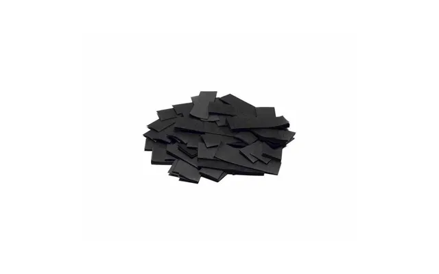 Tcm Papir Konfetti. Rektangulær. 55x18 Mm. Sort. 1 Kg.