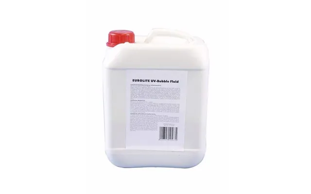 Uv Sæbeboblevæske. 5 Liter. Gul