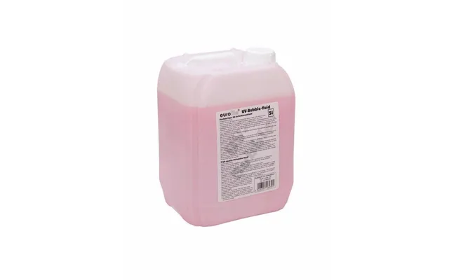 Uv Sæbeboblevæske. 5 Liter. Rød