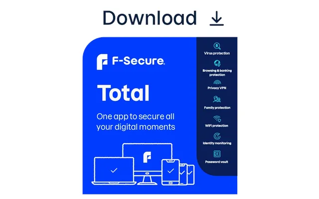 F-secure Total - 3 Enheder 1 År
