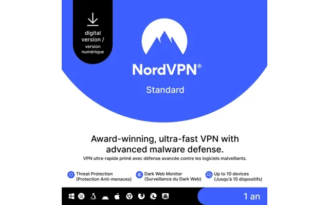 Nordvpn Standard - 6 Enheder 2 År