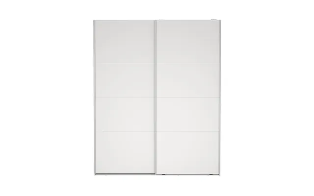 Catania Klædeskab 221x179x65cm - 2 Skydelåger Hvid