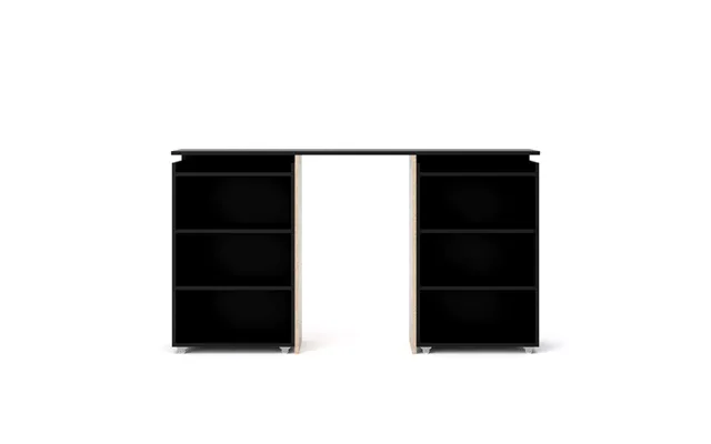 Nada Hovedgavl 160 Cm Med 4 Hylder Sort Mat