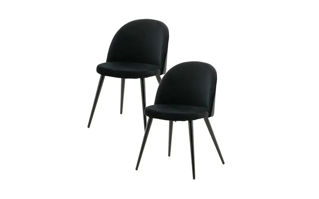 Skagen Spisestuestol Velour Sort