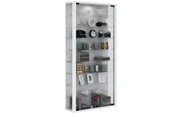 Vitrosa Maxi China Cabinet - Wall-mounted With 2 Glass Doors 8 Glass Shelves product image