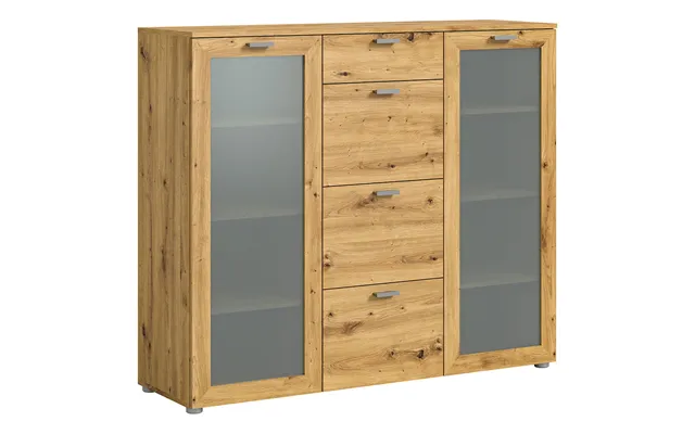 Xeno Skænk 4 Skuffer 2 Låger Eg Dekor product image