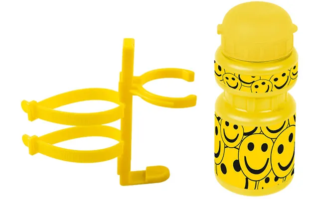 Drikkeflaske Med Smileys Motiv Og Holdere