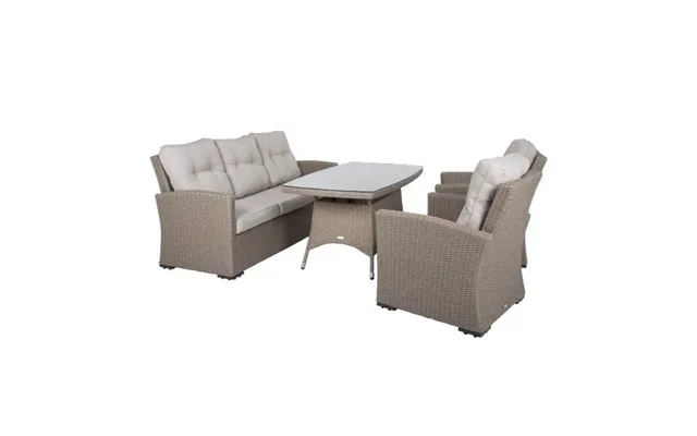 Ashfield Lounge Sæt Beige - Loungemøbler