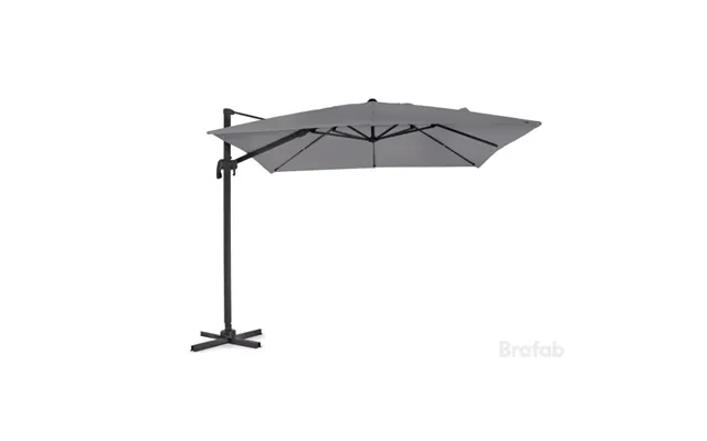 Linz Parasol 3x3m Grå - Diverse Haveparasol