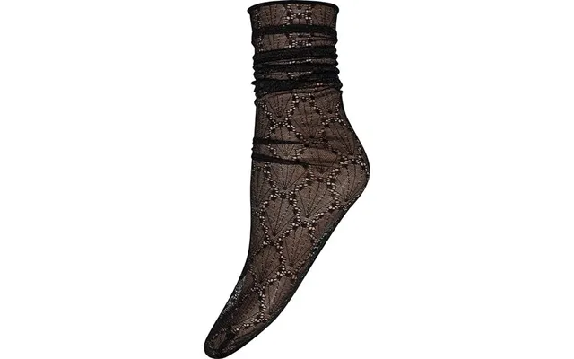 Hype The Detail Lace Fall Down Socks - Black