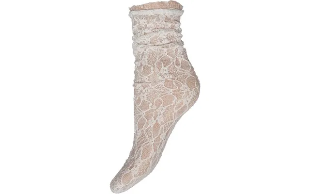Hype The Detail Strømpe Lace Fall Down - White
