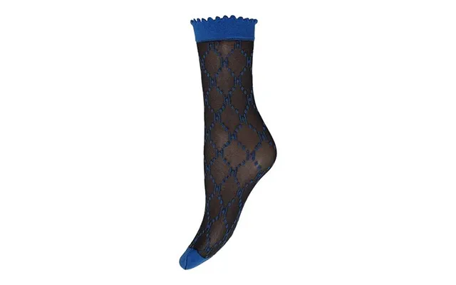 Hype The Detail Strømper Med Logo, 25 Den - Black Blue