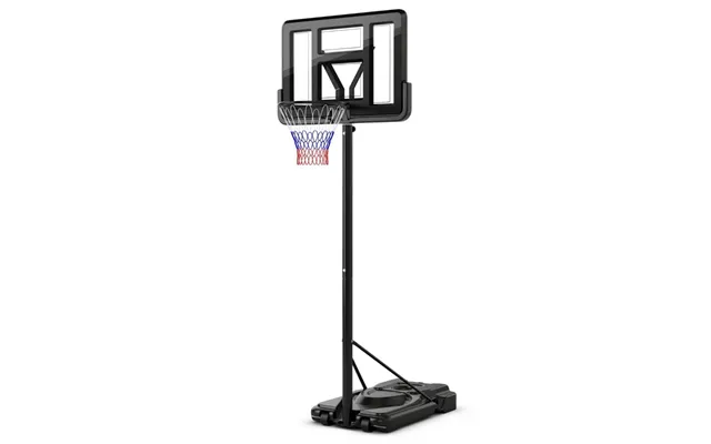 170-305 Cm Højdejusterbar Basketballstativ Udendørs Basketballbøjle Med Stativ