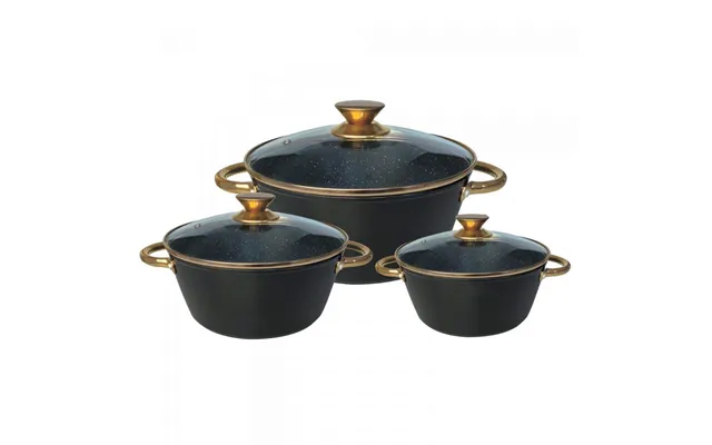 3x Gryder I Aluminium - 20 24 28 Cm