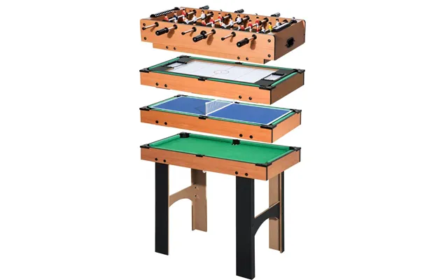 4-i-1 Spillebord Fodbold - Hockey
