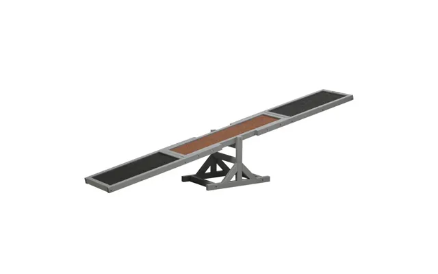 Agility Rocker I Træ Til Store Hunde 180x30x30cm