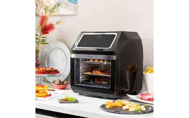 Air Fryer Innovagoods Fryinn Pro Max 12000 Sort 1800 W 12 L Rustfrit Stål