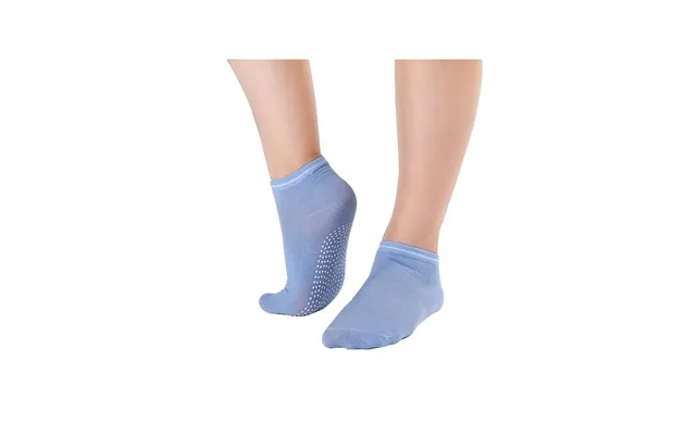 Anti-slip Yogastrømper - Blå