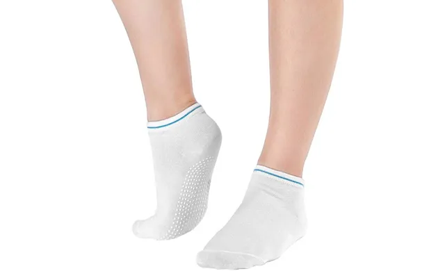 Anti-slip Yogastrømper - Hvid
