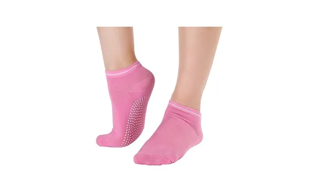 Anti-slip Yogastrømper - Lyserød