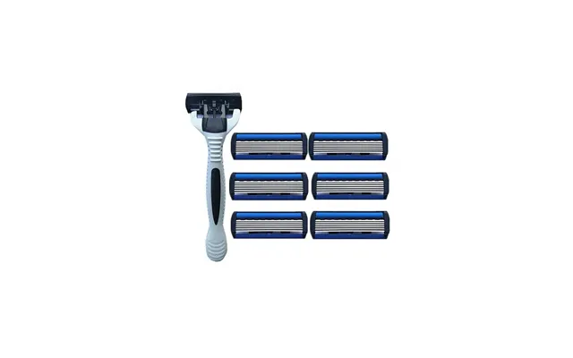 Barberskraber Med 6 Udskiftelige Blade Til Mænd