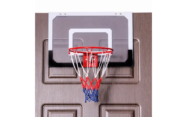 Basketball Hoop Basketball Sæt Børnebagplade Med Ring Og Net 45 X 30 Cm