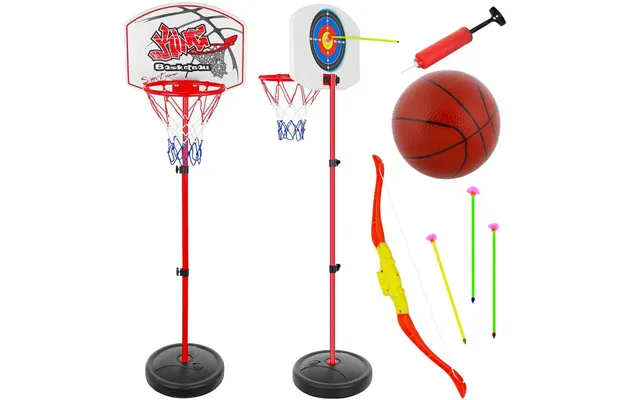 Basketballspil Med Kurv Og Mål