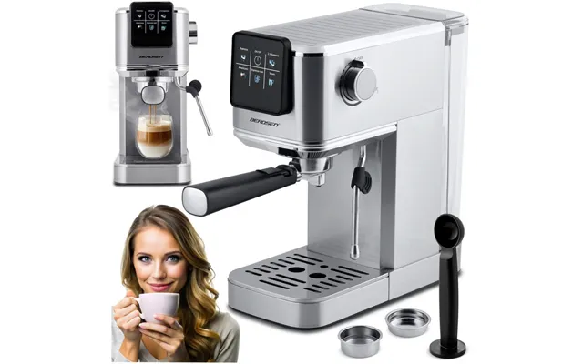 Berdsen Bd-770 20 Bar Filter Kaffemaskine - Sølv