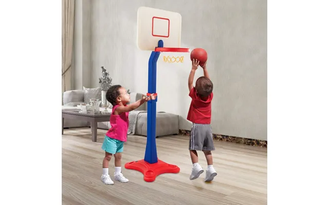 Børnebasketballstativ Højdejusterbart Basketballkurv-basketballsystem
