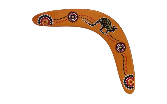 Boomerang Med Australsk Design - Brun