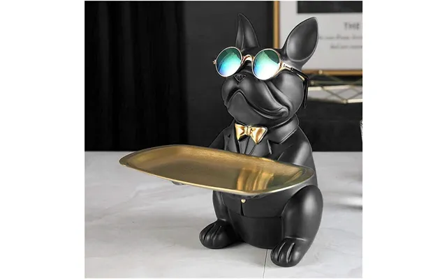 Bulldog Med Bakke - Statue