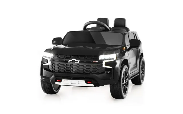 Chevrolet Børnebil Med 2,4g Fjernbetjening & Affjedring & Lys & Musik Børnebil Sort