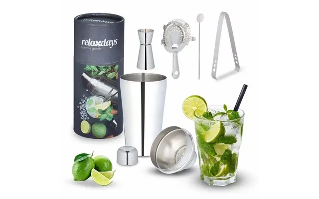 Cocktail Shaker Sæt I 5 Dele