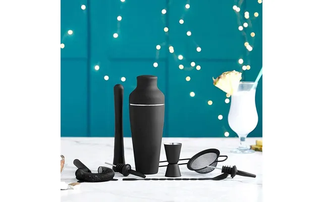 Cocktail Shaker Set, 8 Dele - Matsort