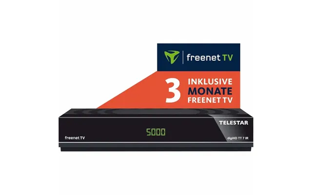 Digihd Tt 7 Ir Kompakt Dvb-t2 Dvb-c Hdtv-modtager Inkl. 3 Måneders Freenet