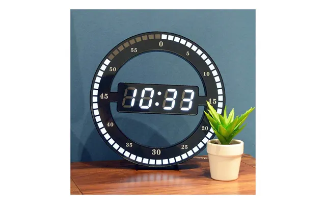 Digital Wall Clock With Led