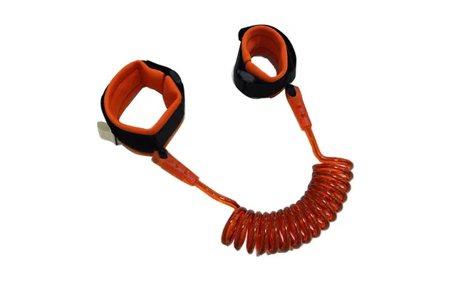 Elastisk Børnesnor Fastgøres Ved Håndleddet . 2 Meter. Orange