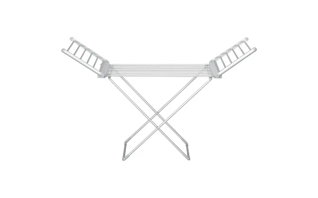Elektrisk Tøj Airer Opvarmet Tøj Airer Foldbar Tøj Tørretumbler Justerbar Temperatur Aluminium 144 X 53 X 91 Cm Aosom