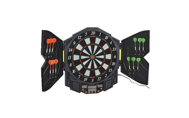 Elektronisk Dartskive Med 216 Spil Og 12 Dart