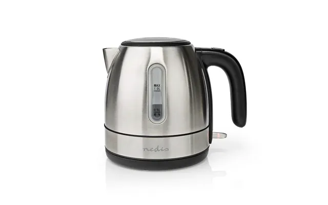 Elkedel 1.0 L Rustfrit Stål Aluminium Drejelig 360 Grader Skjult Varmeelement Strix -controller Beskyttelse Mod Ko