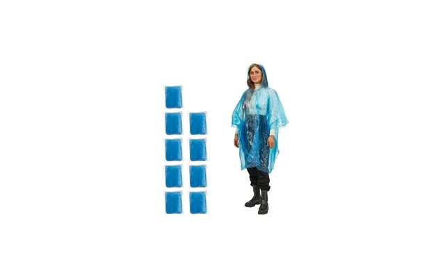 Engangs Poncho Sæt Med 10 Stk