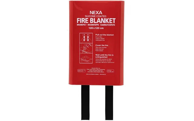 Fb-120 Rh Brandtæppe Silikone Rød 120x120 Æske