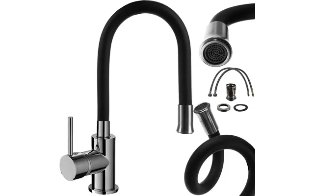 Flexible Kitchen Faucet With Retractable Spout product image