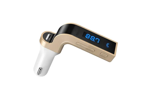 Fm-sender Med Bluetooth Tilslutning 4-i-1 - Guld
