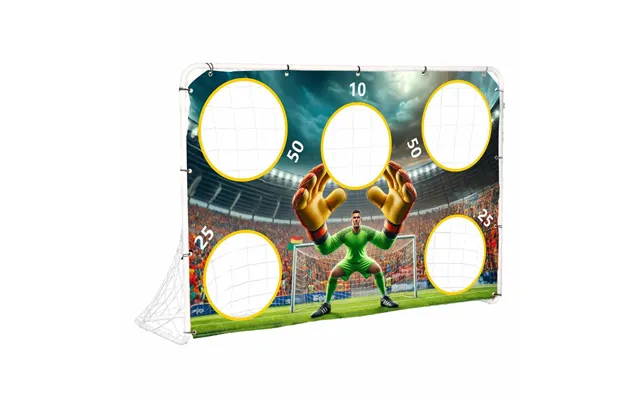 Fodbold Træningsmål Med Målark 180x122 Cm Multigarden