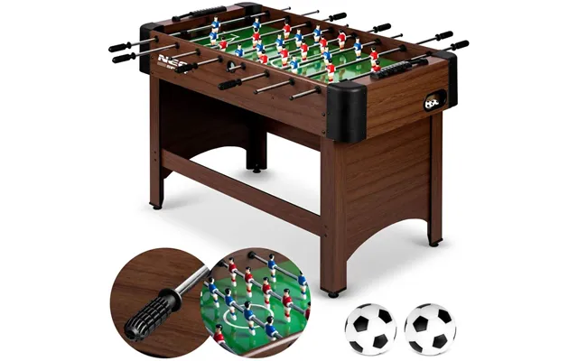 Fodboldbord Neosport 118x61x79 Cm Ns-804 Mørkebrun