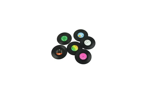 Glasbrikker - Retroprægede Vinylplader